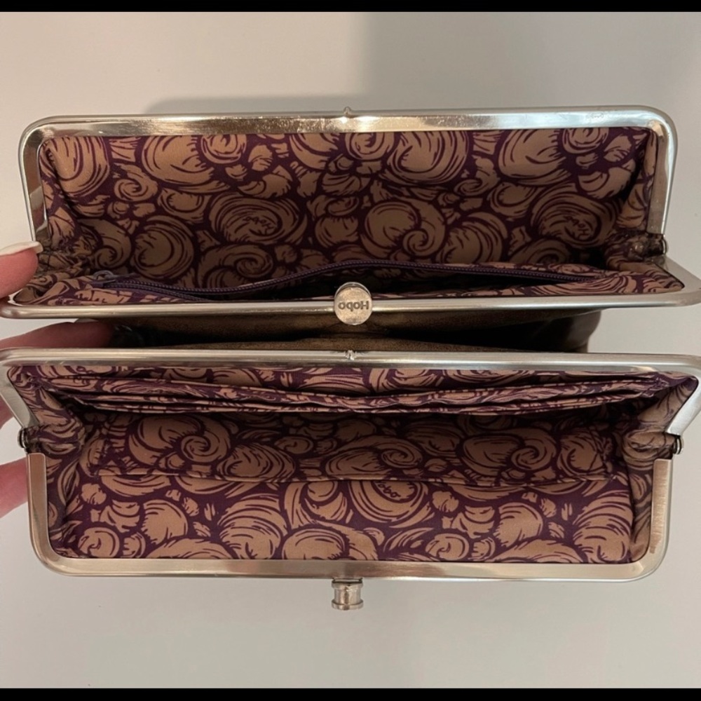 HOBO Brown Leather Clutch - Picture 3 of 10